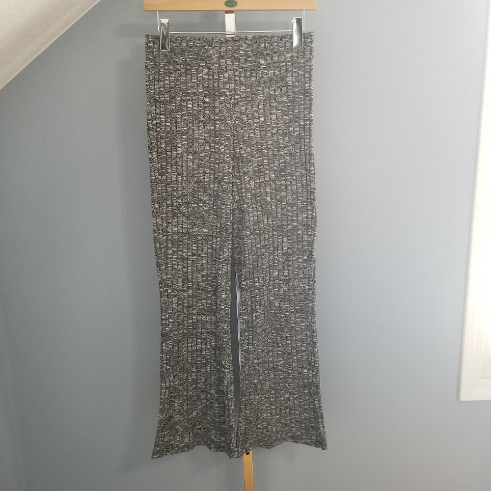 Juicy Couture Flare Ribbed Knit High Rise Lounge Pants